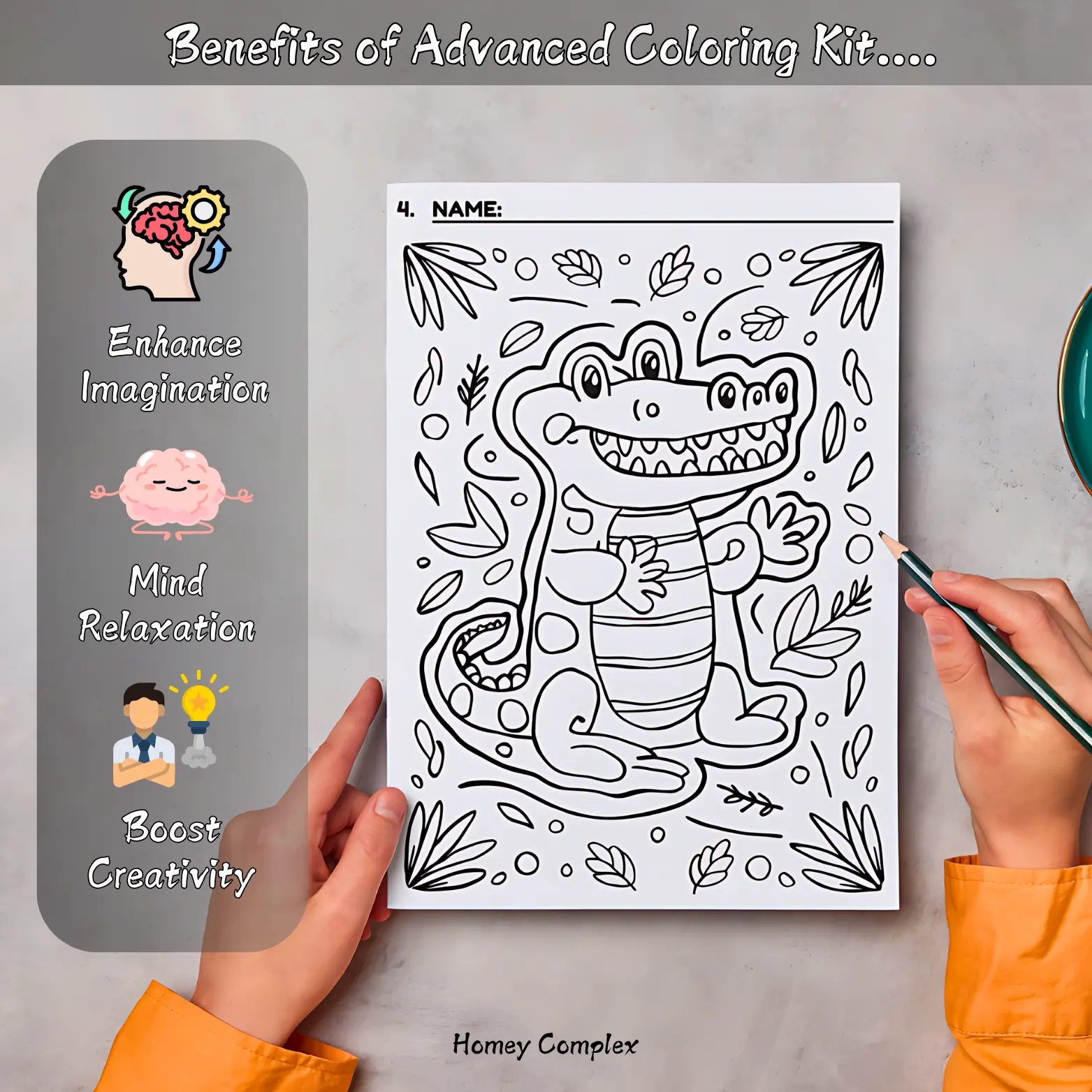 Advanced Coloring Kit - 25 Sheets - Image 3