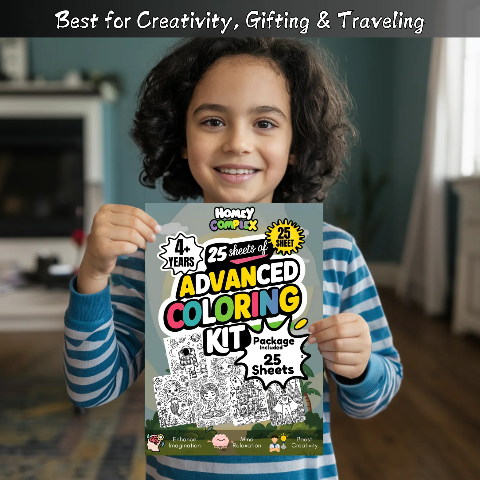 Advanced Coloring Kit - 25 Sheets - Image 5