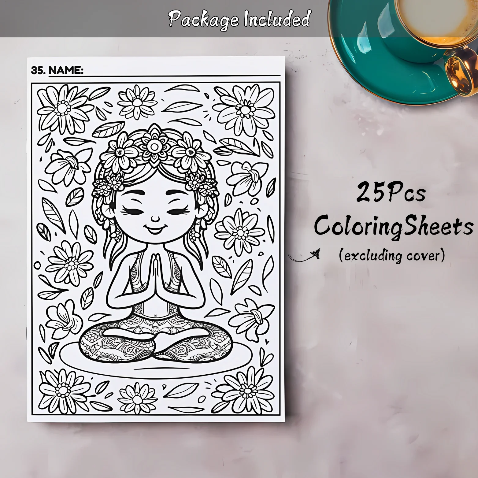 Advanced Coloring Kit - 25 Sheets - Image 6