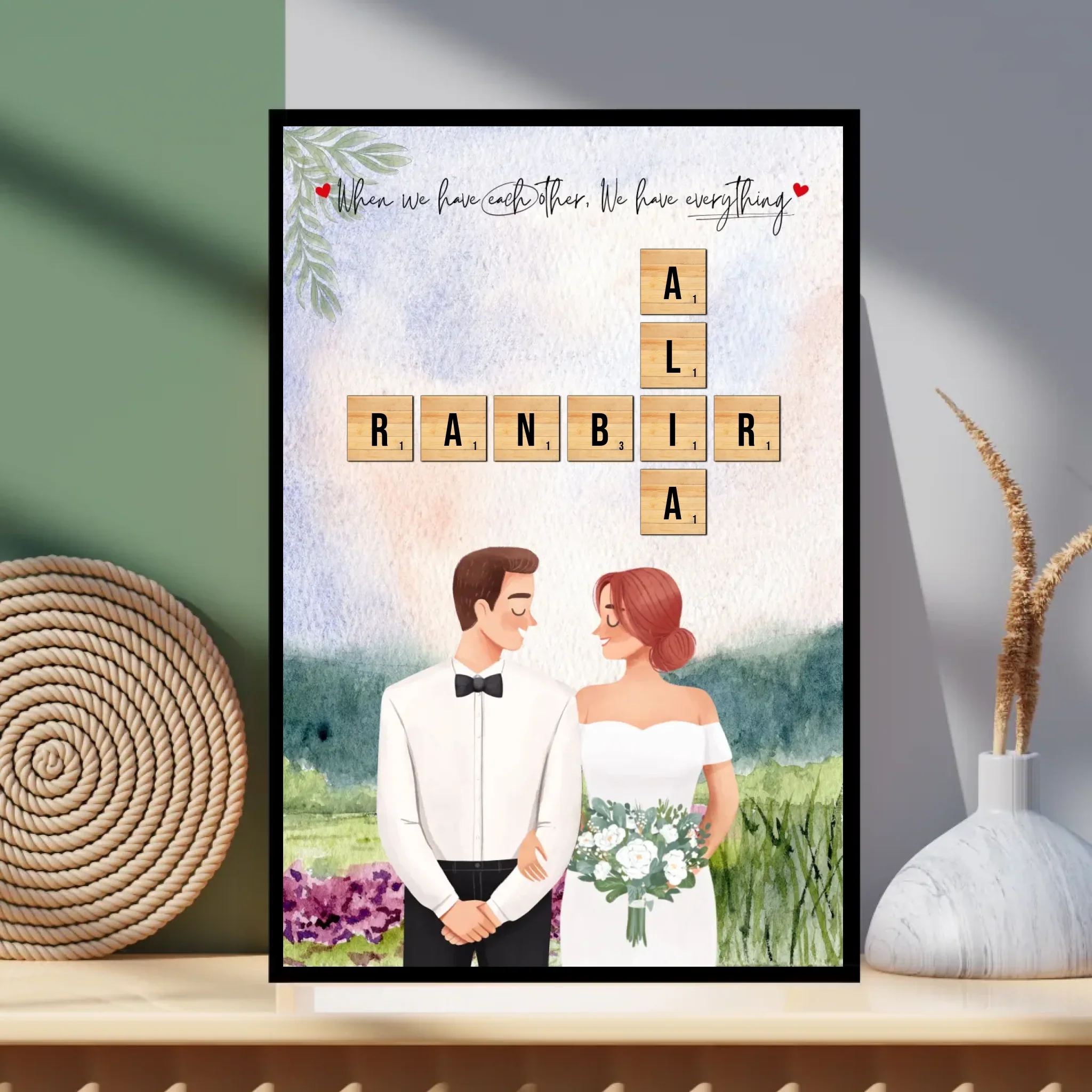 Couple's Personalized Wall Frame - Image 5